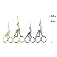 1PC Durable Stainless Steel Eyebrow Scissors Embroidery Nail Scissors Nose Hair Cutter Beauty Makeup Sewing Tools 2