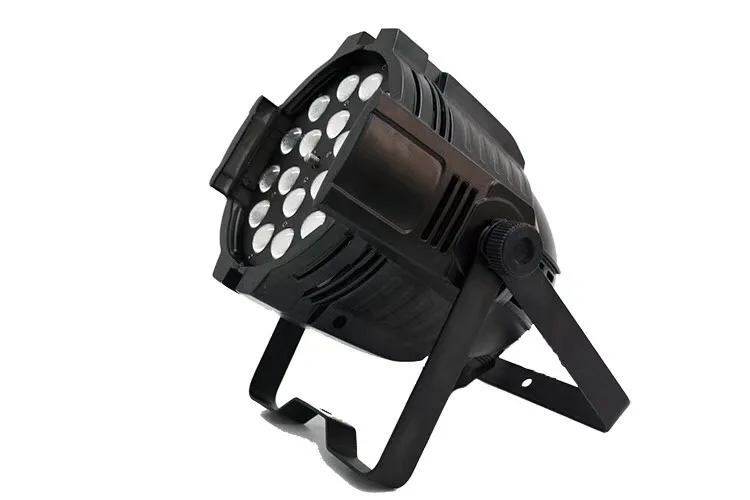 2 единицы в помещении 18*10 Вт RGBW 4в1 zoom wash led par light - Цвет: Черный