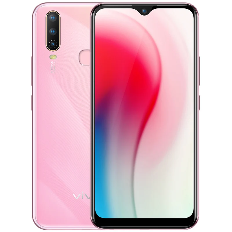 DHL Быстрая Vivo Y3 4G LTE сотовый телефон MTK676 Android 9,0 6,3" 1544X720 4 Гб ram 128 ГБ rom 16,0 Мп отпечаток пальца 5000 мАч