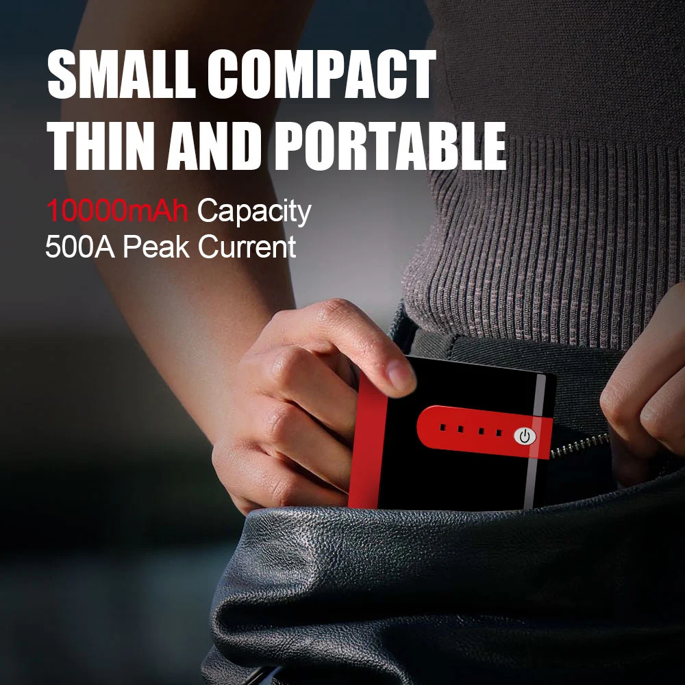 

Mini Portable Starting Device Charger 12V Emergency Quick Starting Jump Starter Power Bank For Car Battery Booster Buster
