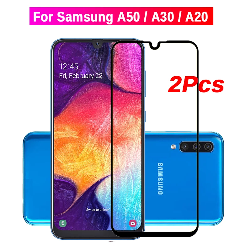 2 шт закаленное стекло для samsung Galaxy A50 A30 A20 протектор экрана A 50 SM A505F DS a50 Защитная