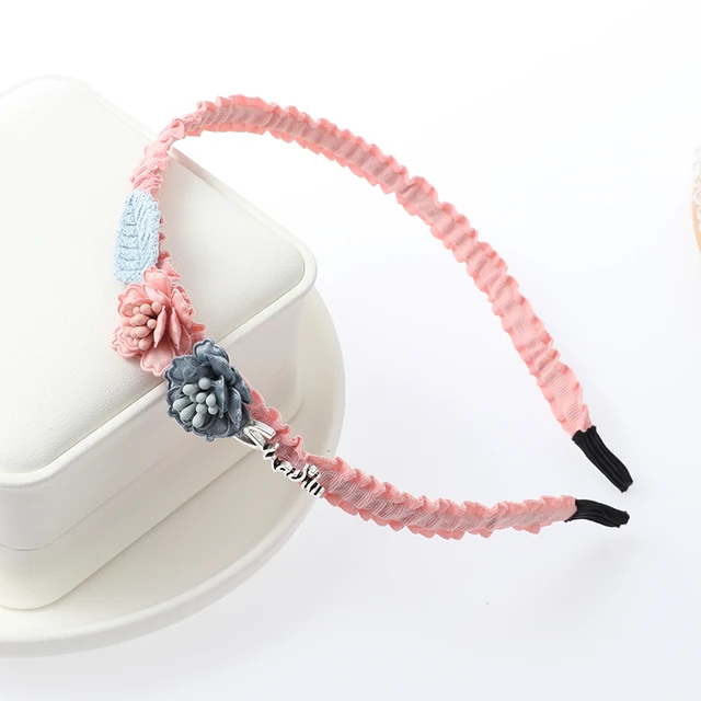 Cute girl hairbands bow Hair bands headwear with tooth non-slip hair band hair accessories Korean girl baby hair band Headdress style-7