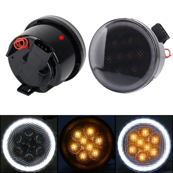 

With Angel Eye Aperture Modified Wheel Eyebrow Light Steering Light Corner Light