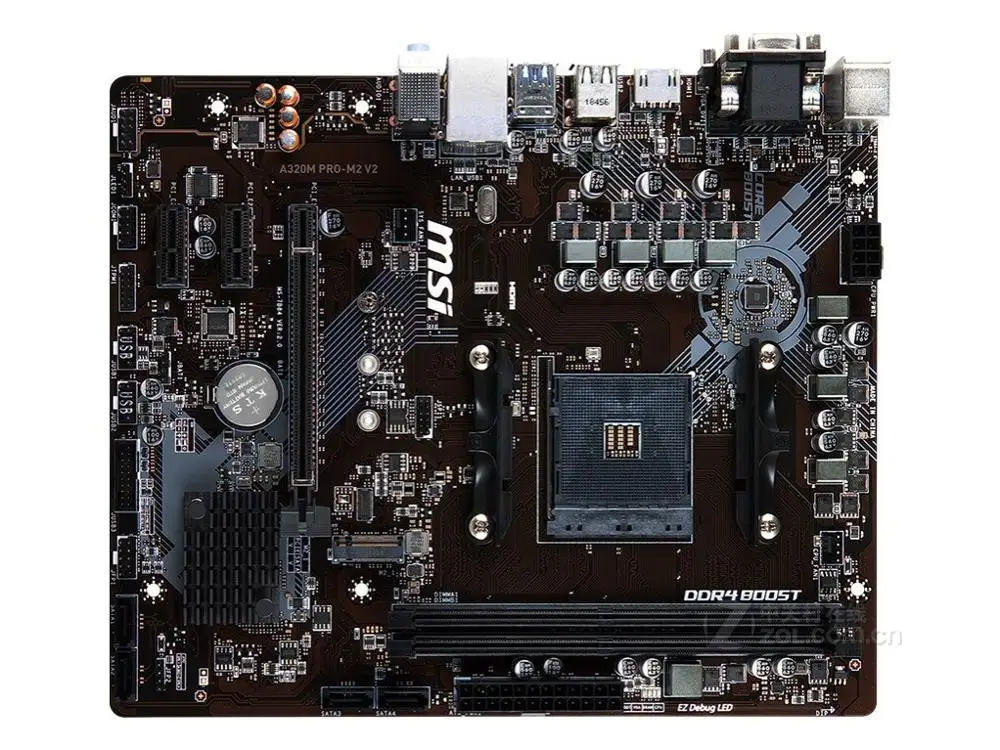  Neue MSI motherboard A320M PRO-M2 V2 Buchse am4 ddr4 speicher rams M.2 SATAIII ssd HDMI + VGA + DVI
