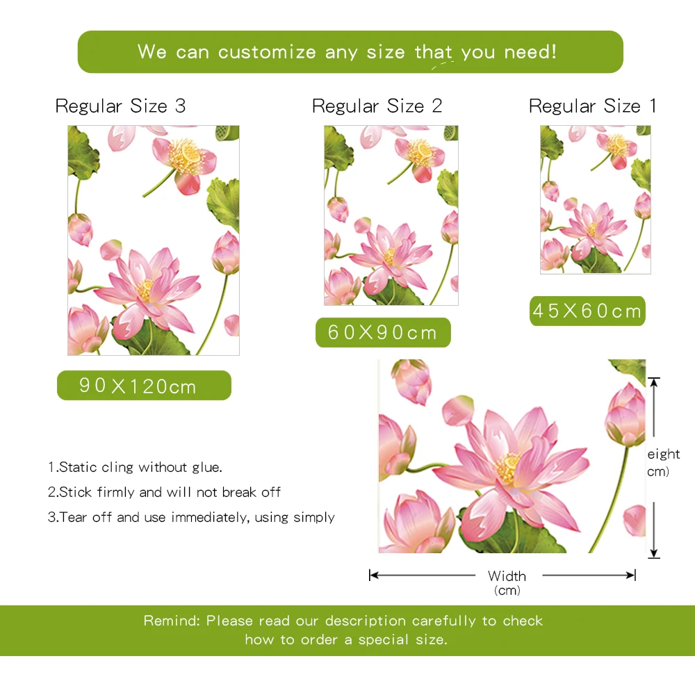 DICOR Lotus витражное окно, пленка, цветы, матовое, непрозрачное стекло ...