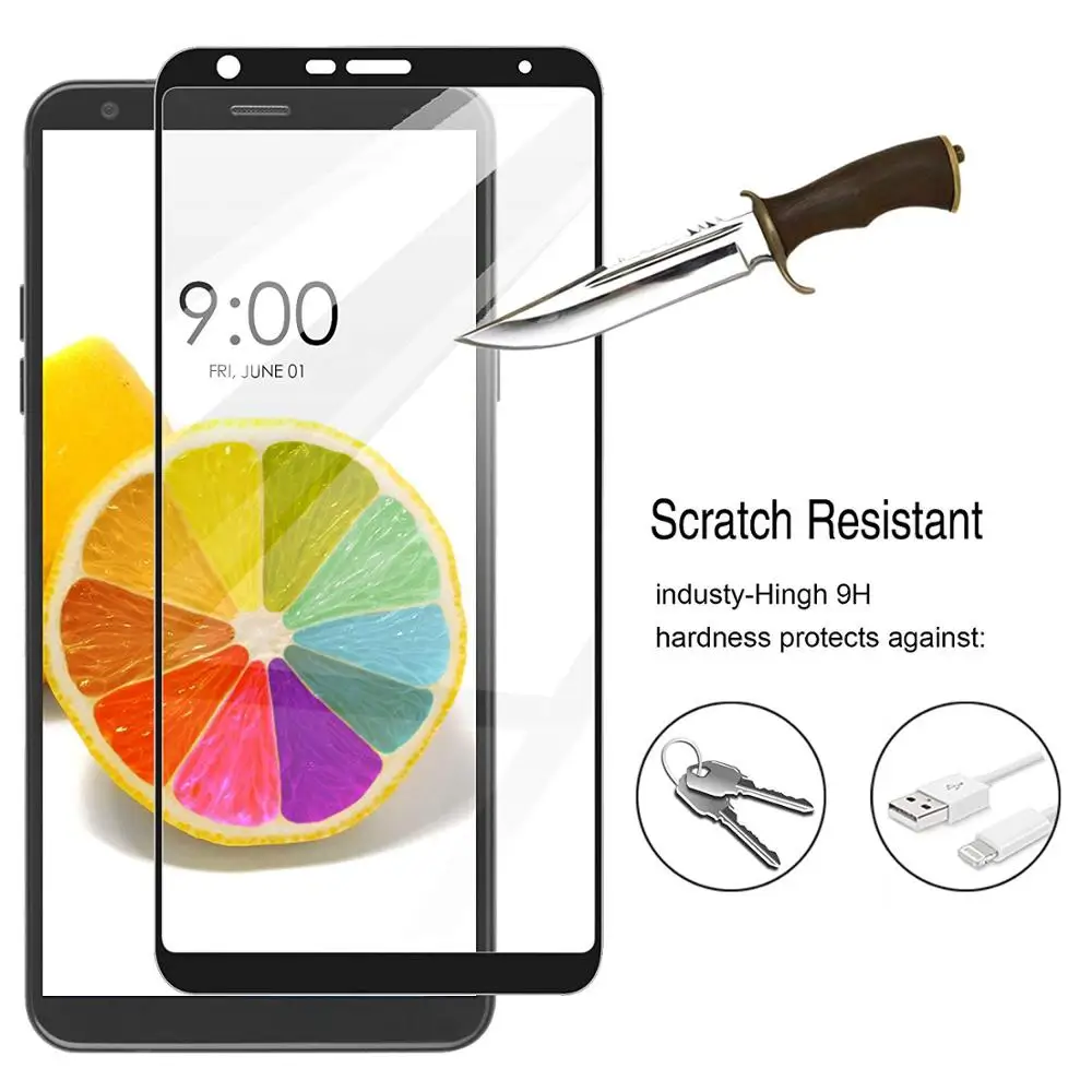 3D полное покрытие экрана протектор чехол для LG Stylo 4 закаленное стекло Q стилус LM