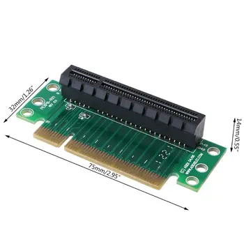 

PCI Express 8X Riser Card 90 Degree Riser Adapter Card for 1U/2U Computer Kit