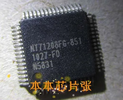 1 шт./лот NT71208FG 851 QFP 64 Оригинальный ЖК чип|Реле| |