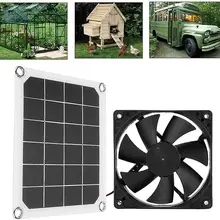 5v10w6 Inch Fan Solar Exhaust Rv Portable Exhaust Fan Greenhouse Pet House Solar Exhaust Fan High-quality Products Wholesale