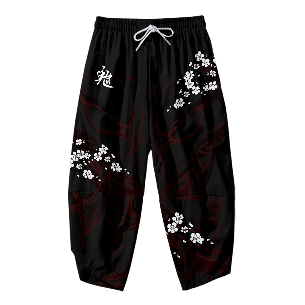 Cherry-Blossoms-Pattern-Casual-Cropped-Trousers-Chinese-Hero-Elements-Ankle-length-Pants-Trend-Loose-Casual-Pants (1)