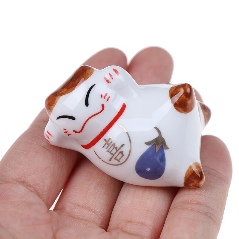 Керамические палочки для еды Lucky Cat японские керамические 7 форм 1 шт. | Дом и сад