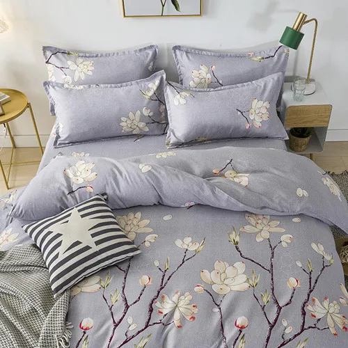 colour 5 Комплект постельного белья серии Dream flowers, красивый комплект постельного белья для девочек, постельное белье, Одуванчик, шлифованный домашний текстиль, односпальная/двуспальная кровать, одеяло - Цвет: colour 5