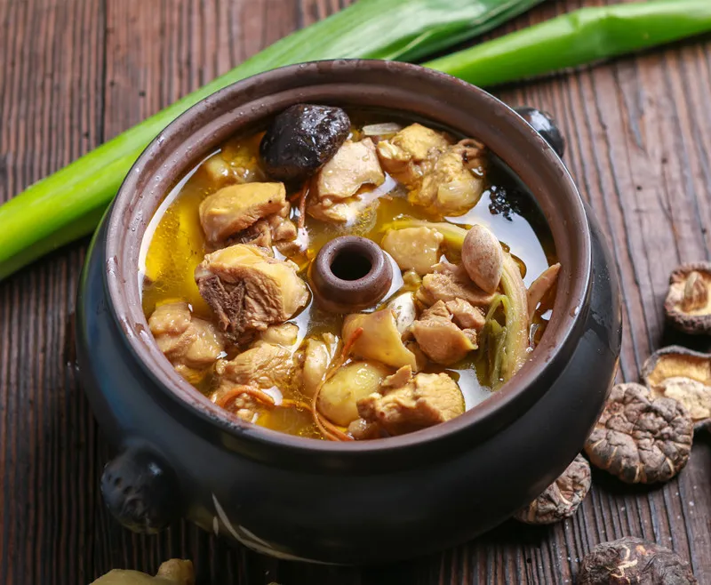 Китай, Юннань кастрюли-пароварки фиолетовый; песок куриный пароход Ресторан фиолетовый керамика цветок лотоса рагу суп здоровье кастрюля