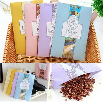 

Hot Selling Premium High Quality 1PC 6 Flavors Hanging Fragrance Scent Sachet Bag Air Fresh Car Wardrobe Closets For Best Life