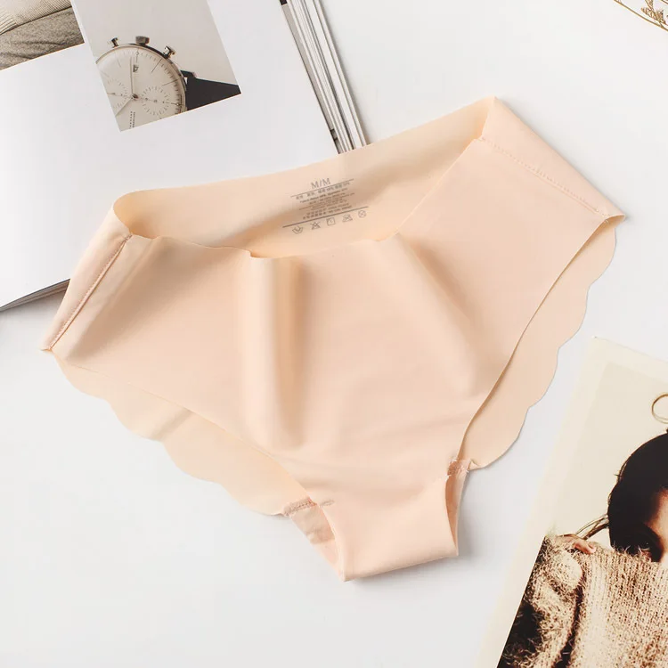 CXZD Seamless Panty Set Underwear Female Comfort Intimates Fashion Female large size one-piece seamless Low-Rise Briefs Lingerie (8)