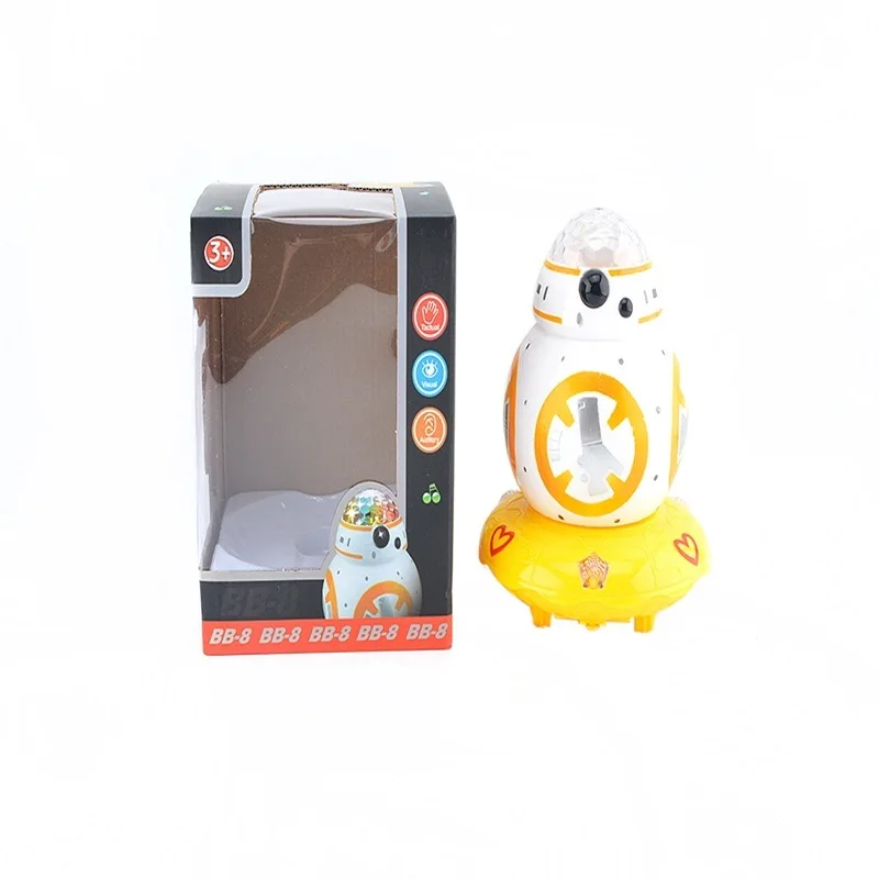 

Children Toy Robot Electric Universal Robot Children'S Educational Toy 3D Light And Music BB-8 Robot