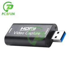 Carte d'acquisition vidéo 4K, USB 3.0, HDMI, pour jeux vidéo en direct, caméscope DVD, caméra, pour PS4 