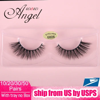 

WOWANGEL HandMade Mink Eyelashes Makeup 3D Mink Lashes Natural False Eyelashes Long Eyelashes Extension Silk Eyelashes