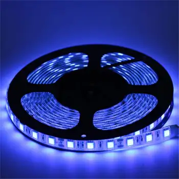 

5M SMD 5050 UV Ultraviolet Waterproof Purple 300 LED Flexible Tape Strip Light Money Detection DC12V Disinfection Backlighting
