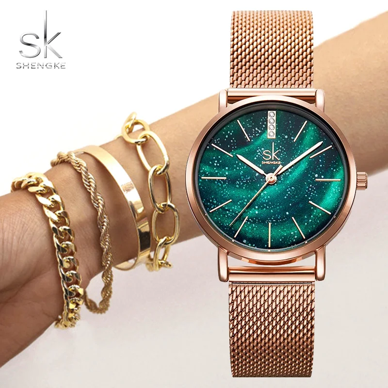 

SINOBI Fashion Women Wrist Watches Leather Watchband Top Luxury Brand Female Dress Quartz Clock Ladies Wristwatch Montres Femmes