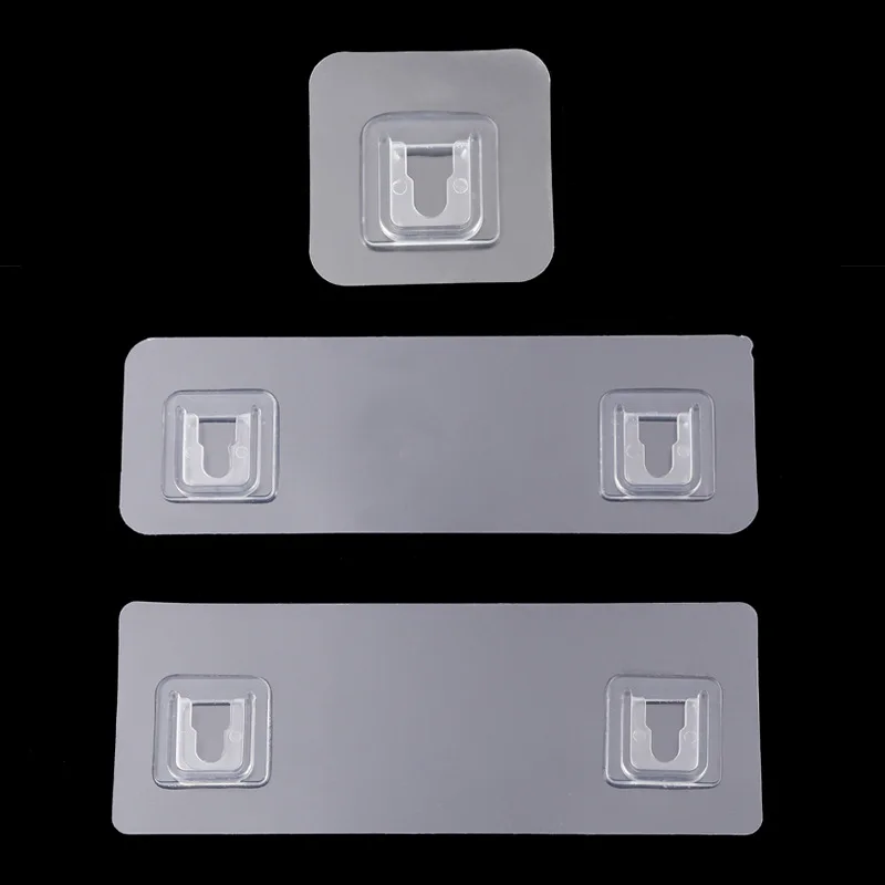 

10/20pcs No trace Stickers For Tissue Box Strong Transparent Suction Wall Seamless Hook Waterproof Adhesive Rack Dropshipping