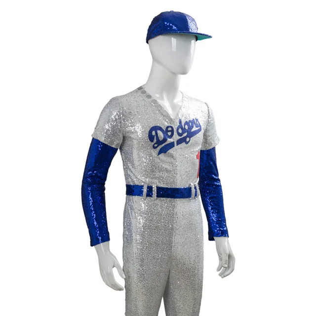 Rocketman Elton John Dodgers Cosplay Costume Baseball Uniform Jumpsuit Hat  Halloween Party Costumes Outfit for Women Men - AliExpress