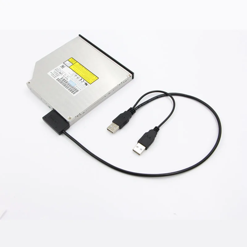 Тонкий тонкий кабель SATA USB 2 0 до 7 + 6 внешняя мощность для Ноутбука адаптер