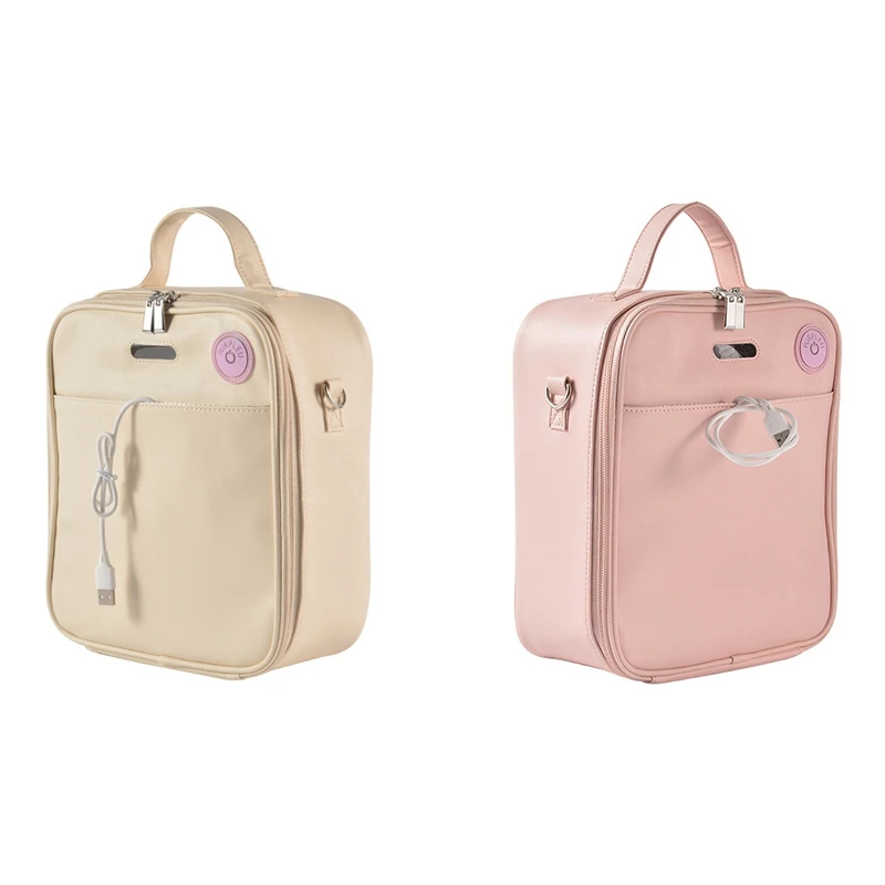 Portable Disinfection Bag Mommy Storage Bag UVC Light Sanitizers Carry Case UVC Box for Mask/Underwear/Toy/Bottle afbeelding