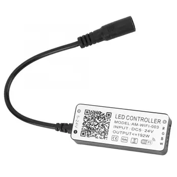 

Wifi Mini RGB Bluetooth Controller DC 5V-24V Mini Music Bluetooth Controller Light Strip Controller For 4-way RGB RGBW LED Strip