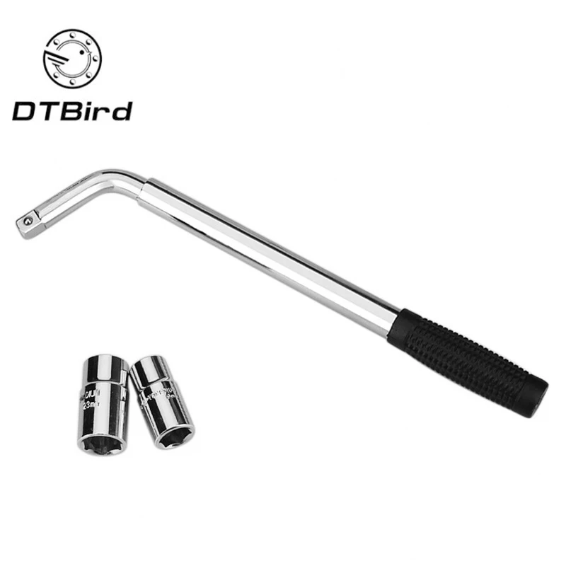 Telescoping Lug Wrench Spanner Lug Wheel Wrench With Sockets Wrench Car Repair Tools 17/19, 21/23mm