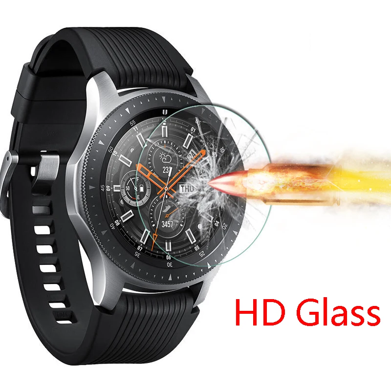 Стеклянная пленка для samsung gear s3 Frontier sport s2 защита на весь экран закаленное стекло 20 мм браслет для часов galaxy watch 46 мм 42 мм