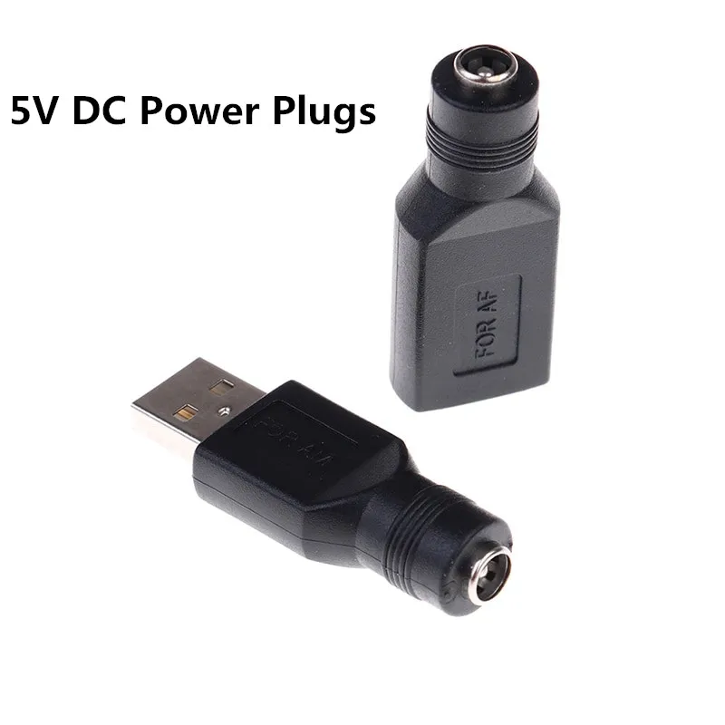 Female Jack To USB 2.0 Male Plug / 5V DC Power Plugs Connector Adapter Laptop 5.5*2.1mm Black Color | Обустройство дома