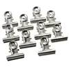 Affordable 10 Pcs Silver Tone Metal Office Paper Document Binder Clips 22mm ► Photo 1/6