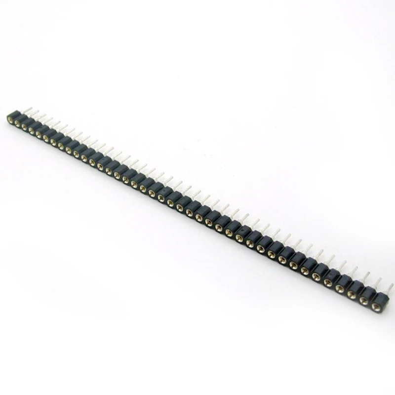 6 шт. полоса олова PCB женский IC ломаемый 40pin Однорядный круглый разъем 3/6 шт. практичный