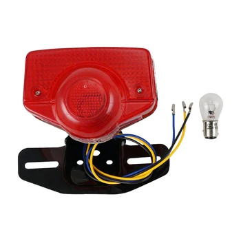 

NICECNC Motorcycle Taillight & Light Metal with bulb for Honda CT 70 XL70 CL70 90 Trail 70 Moped