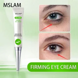 Tea Tree Remove Dark Circles Eye Cream Anti Eye Bags Puffiness Whitening Brighten Serum Fades Fine Lines Anti Wrinkle Skin Care