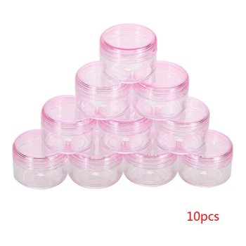 

Travel Bottle Plastic Convenient Refillable 10pcs Lotion Containers Mini Face Cream Container Portable