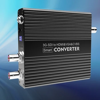

SDI to HDMI VGA AV CVBS Converter Video Audio Composite to HD 3g SDI Converter Manufacturer 1080P to 1080i