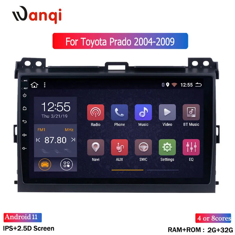 Автомобильный DVD-плеер проигрыватель на Android 11 GO 2 Гб ОЗУ 32 ПЗУ с 9 &quotэкраном GPS Wi-Fi