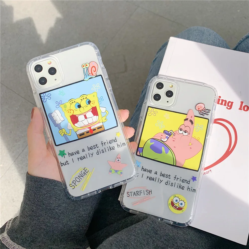 Новая воздушная подушка губка ТПУ чехол для iPhone 11 Pro Max X XS мягкий на телефон с