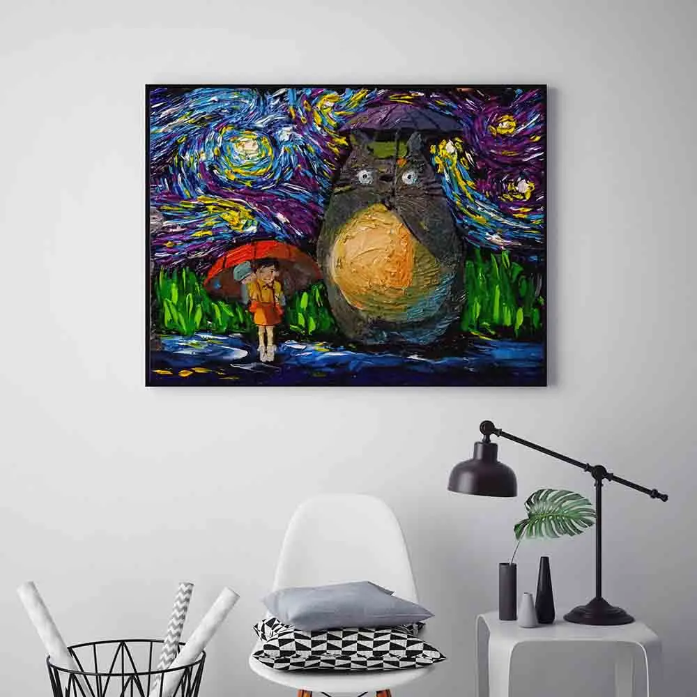 My Neighbor Painting Wall Art Home Decor Posters