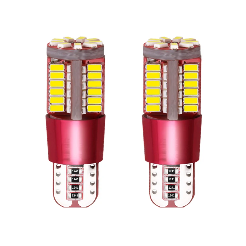 2 шт. автомобильные лампы Canbus T10 W5W 194 4014 SMD 57 чипов 12 В|Сигнальная лампа| |