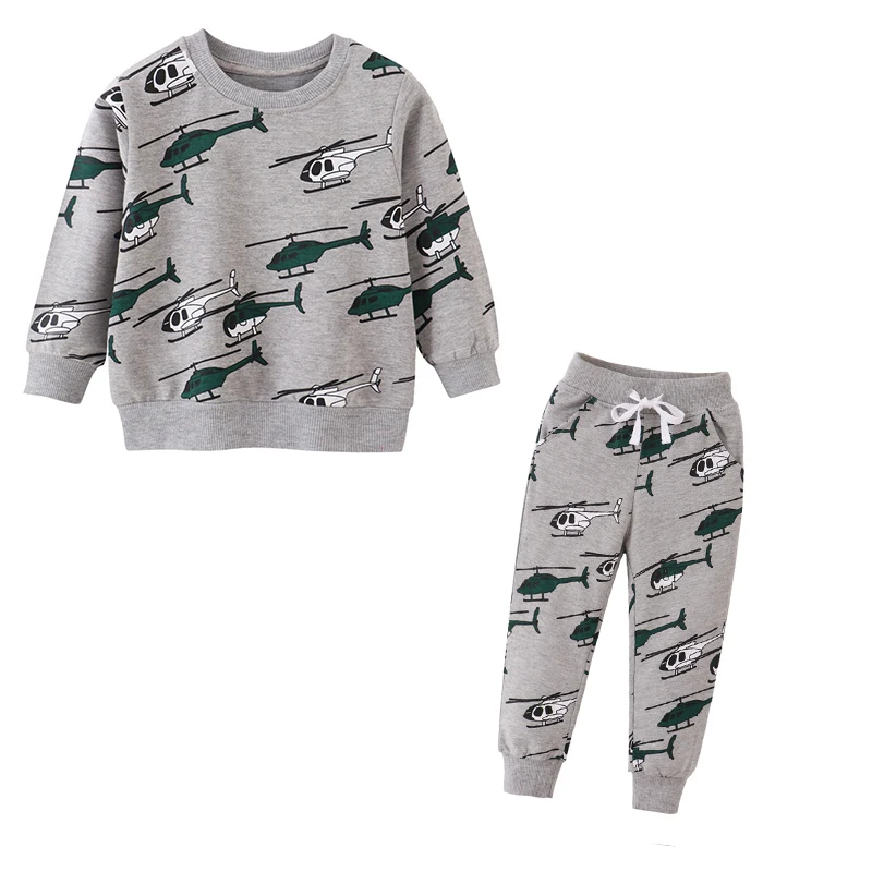 pajamas for baby girl   Jumping Meters Children's Clothing Sets Autumn Spring Sweatshirt + Sweatpant 2 Pcs Suit Hot Selling Toddler Boys  Outfit Kid angel baby suit Clothing Sets
