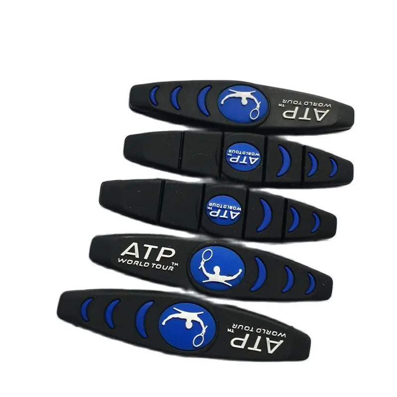 

10cs Long Shape tennis racket vibration dampeners silicone Anti-vibration tennis racquet Shock Absorber