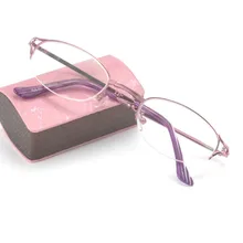 Складной синий светильник, блокирующие очки для чтения, женские компьютерные очки, ретро оптические металлические очки Framel, Женская полуоправа NX