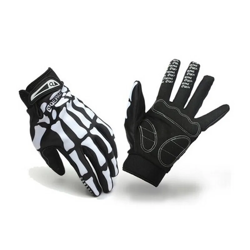 skull football gloves