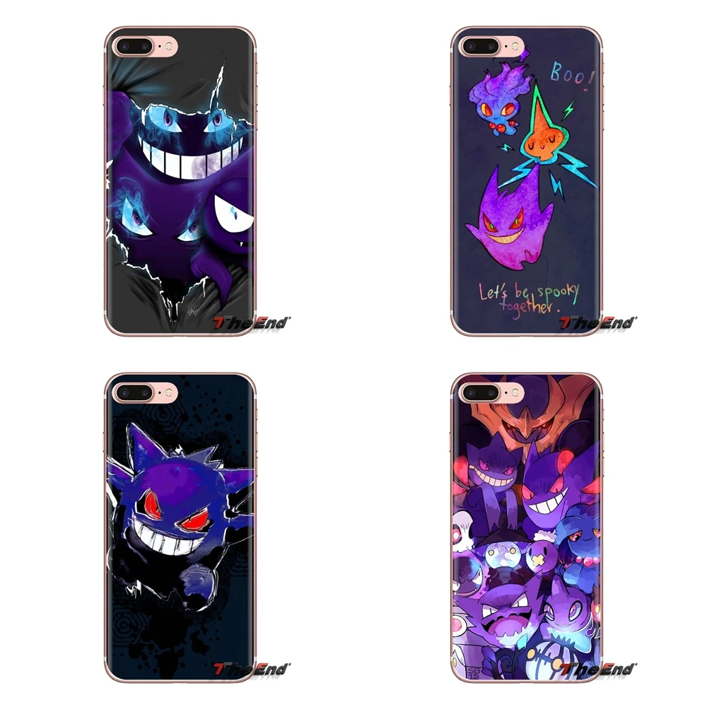 Spooky splittery Gengar плакат мягкий корпус чехол для Huawei G7 G8 P7 P8 P9 P10 P20 P30 Lite Mini Pro P Smart Plus 2017