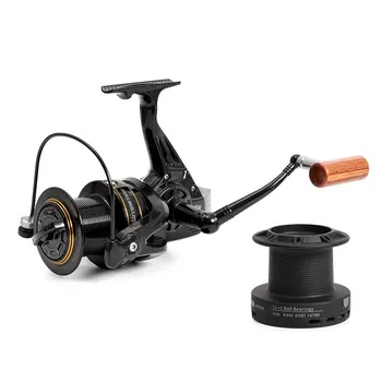 

11+1 BB Fishing Reel Left/Right Interchangeable Collapsible Handle Fishing Spinning Reel Sea Fishing Reel with Extra Spool