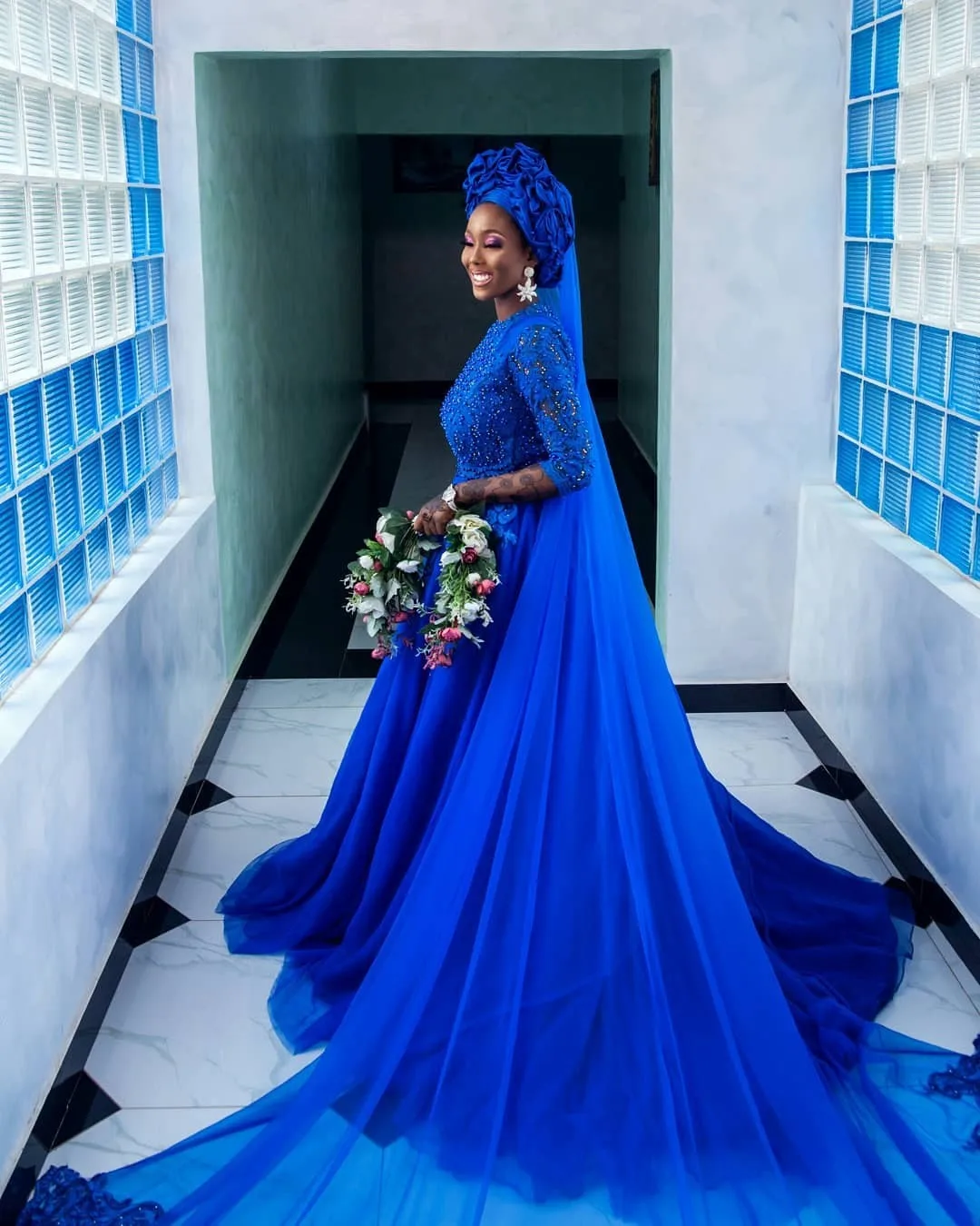 Wedding Dresses 2021Aso Ebi Lace Beaded 