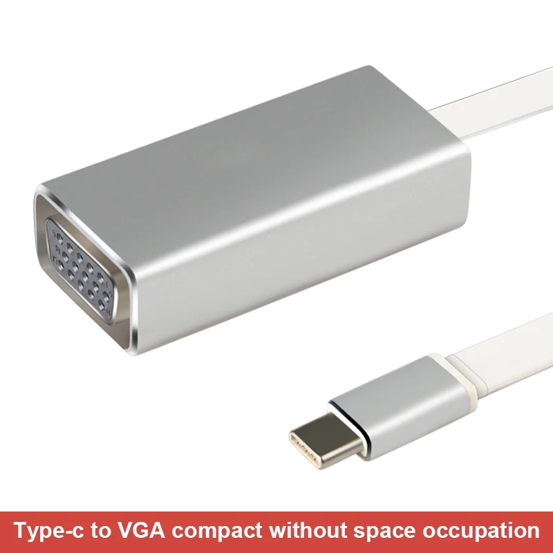 

USB-C to VGA Adapter USB 3.1 Type C USB-C to Female VGA Adapter Cable for New Macbook 12 inch Chromebook Pixel Lumia 950XL